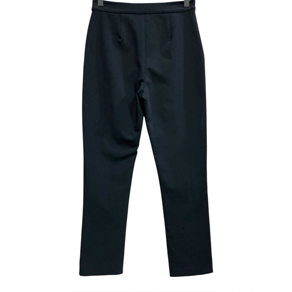 Jenni‎ Kayne Slim Trousers Pants Cropped Ankle Stretch High Rise Navy Blue 2 - Picture 4 of 6